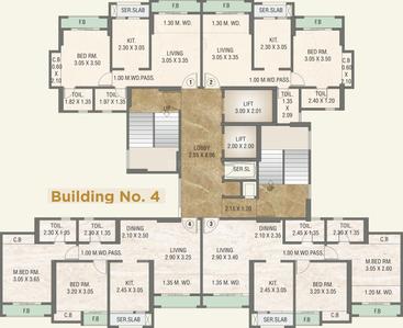 Project Image of 1250 Sq.ft 2.5 BHK Apartment / Flat for sale in Hiranandani Estate for Rs. 16000000
