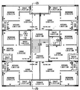 Project Image of 243.48 - 288.8 Sq.ft 1 BHK Apartment for buy in Sky Madhav Apartment