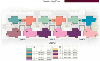 Project Image of 1650 Sq.ft 3 BHK Apartment / Flat for sale in Chansandra for Rs. 29000000