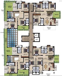 Project Image of 1880.0 - 2615.0 Sq.ft 3 BHK Apartment for buy in Panchratna Heritage