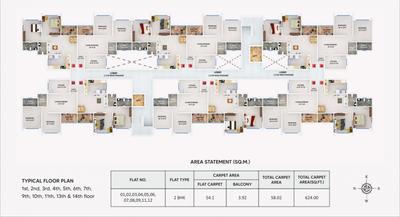 Project Image of 890 Sq.ft 2 BHK Apartment / Flat for sale in Keshav Nagar for Rs. 7500000
