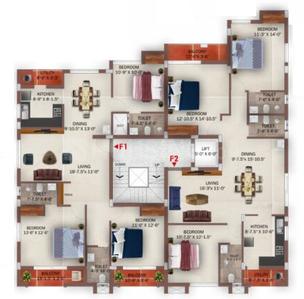 Project Image of 924.0 - 1568.0 Sq.ft 2 BHK Apartment for buy in SDB Temple View