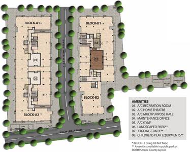Project Image of 914.0 - 1242.0 Sq.ft 2 BHK Apartment for buy in Doshi Wellspring