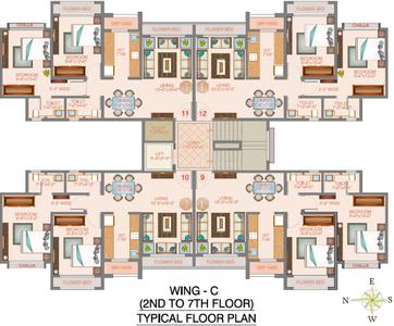 Project Image of 352.0 - 1000.0 Sq.ft 1 BHK Apartment for buy in Veena Velocity PH II