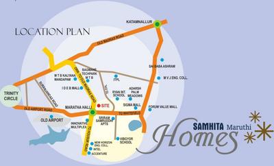 Project Image of 770.0 - 1630.0 Sq.ft 1 BHK Apartment for buy in Samhita Maruti Homes
