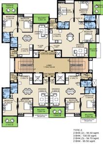 Project Image of 1019.34 - 1405.23 Sq.ft 2 BHK Apartment for buy in Suramya Parisar