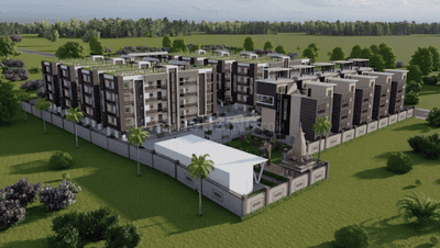 Project Image of 1450 Sq.ft 3 BHK Apartment / Flat for sale in Kesora for Rs. 9500000