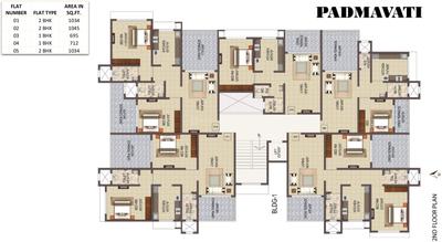 Project Image of 407.0 - 860.0 Sq.ft 1 BHK Apartment for buy in Sai Balaji Building No 1 Padmavati
