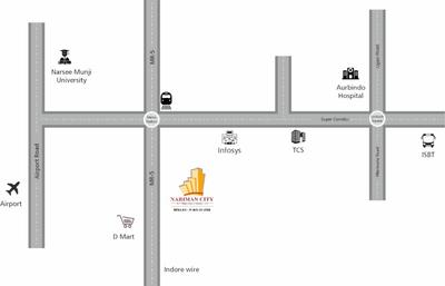 Project Image of 0.0 - 573.0 Sq.ft 1 BHK Apartment for buy in Naman Nariman City