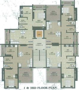 Project Image of 0.0 - 525.0 Sq.ft 1 BHK Apartment for buy in A Z Residency