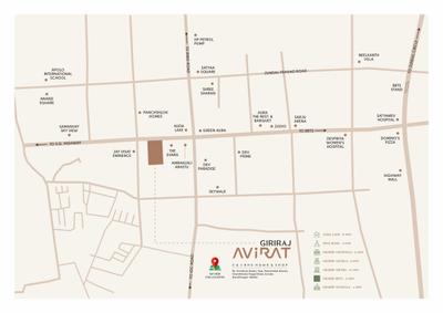 Project Image of 1800 Sq.ft 3 BHK Apartment / Flat for sale in Zundal for Rs. 8500000