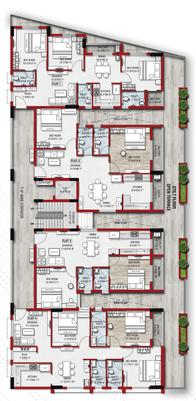 Project Image of 662.88 - 951.97 Sq.ft 2 BHK Apartment for buy in Laxmi Residency 4