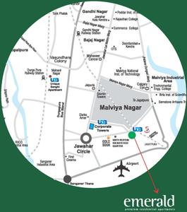 Project Image of 727.56 - 1771.17 Sq.ft 1 BHK Apartment for buy in UDB Emerald