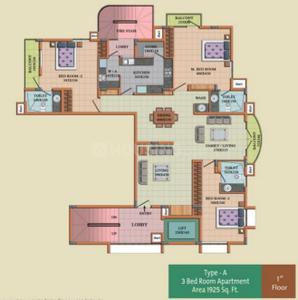 Project Image of 1385.0 - 2308.0 Sq.ft 2 BHK Apartment for buy in SI Amrith Dale Apartments