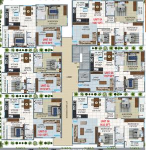 Project Image of 1119.0 - 1632.0 Sq.ft 2 BHK Apartment for buy in Urban Sumukha Residency