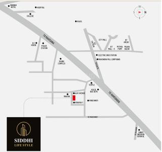 Project Image of 847.44 - 867.46 Sq.ft 3 BHK Apartment for buy in BT Siddhi Life Style