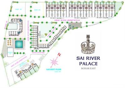 Project Image of 0.0 - 834.0 Sq.ft 3 BHK Villa for buy in Sai Universal River Palace Row House