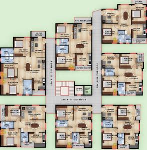 Project Image of 1016.0 - 1689.0 Sq.ft 2 BHK Apartment for buy in Transcon Lakshmi Narasimha Residency
