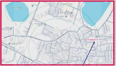 Riddhi B N Residency Location Plan 1