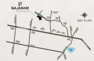 Project Image of 225.83 - 615.0 Sq.ft 2 BHK Apartment for buy in Gajanan Exotica