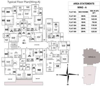 Project Image of 795.0 - 1545.0 Sq.ft 1 BHK Apartment for buy in Manasa Residency