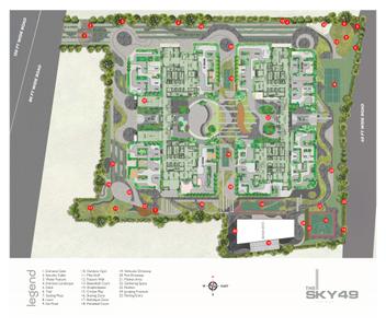 Project Image of 1875.0 - 3612.0 Sq.ft 3 BHK Apartment for buy in The Sky 49 By Ananda Prosper