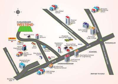 Project Image of 567.0 - 3821.0 Sq.ft Residential Plot Plot for buy in Casagrand Westend