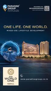 Project Image of 840.0 - 1495.0 Sq.ft 2 BHK Apartment for buy in Paradise Sai World One Residential