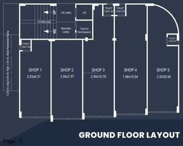 Project Image of 630.44 - 722.47 Sq.ft 2 BHK Apartment for buy in Shelza Copper Plaza