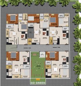Project Image of 963.0 - 1086.0 Sq.ft 2 BHK Apartment for buy in Go Green Orchid