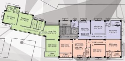 Project Image of 786.0 - 1075.0 Sq.ft 2 BHK Apartment for buy in Ganga Darshan River Front
