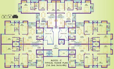Project Image of 927.0 - 1143.0 Sq.ft 3 BHK Apartment for buy in Navins Merrylands