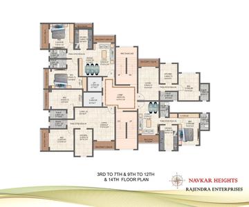 Project Image of 488.14 - 849.7 Sq.ft 1 BHK Apartment for buy in Navkar Heights