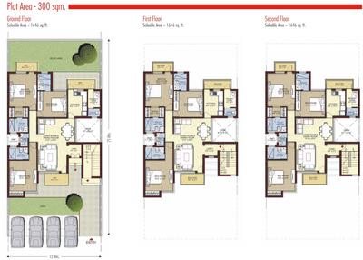 Project Image of 0.0 - 1193.0 Sq.ft 3 BHK Apartment for buy in Unitech Uni Homes