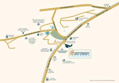 Project Image of 400.42 - 600.0 Sq.ft 1 BHK Apartment for buy in Sahakar Shree Ram Krishna Garden