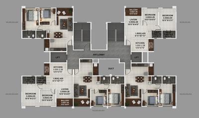 Project Image of 601.16 - 655.85 Sq.ft 2 BHK Apartment for buy in Kumar Palaash A1