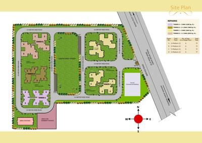 Project Image of 1200.0 - 2010.0 Sq.ft 2 BHK Apartment for buy in SRS Royal Hills PH-1