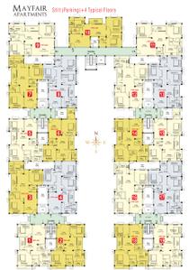 Project Image of 942.0 - 1107.0 Sq.ft 2 BHK Apartment for buy in SSPDL Mayfair Apartments