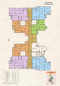 Project Image of 515.0 - 991.0 Sq.ft 1.5 BHK Apartment for buy in Siddha Waterfront Phase I