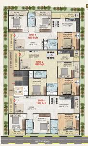 Project Image of 1280.0 - 1370.0 Sq.ft 3 BHK Apartment for buy in Arunodhaya Prajyo Enclave
