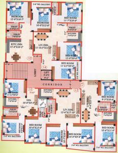 Project Image of 601.0 - 1115.0 Sq.ft 2 BHK Apartment for buy in M A H Jai Ganesh Apartment 3