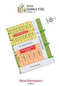 Maan Sage Golden City Phase II Layout Plan 1