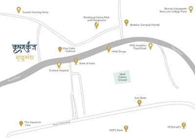 Project Image of 750 Sq.ft 1 BHK Apartment / Flat for sale in Kothrud for Rs. 8500000
