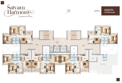 Project Image of 413.0 - 496.0 Sq.ft 2 BHK Apartment for buy in Satyam Harmony