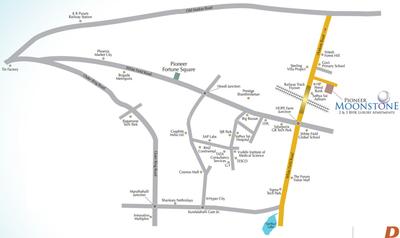 Project Image of 1120.0 - 1534.0 Sq.ft 2 BHK Apartment for buy in Pioneer Moonstone