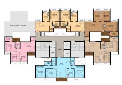 Project Image of 674.0 - 1486.0 Sq.ft 1 BHK Apartment for buy in Satyam Peace Of Mind