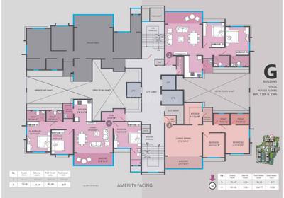 Project Image of 1250 Sq.ft 2 BHK Apartment / Flat for sale in Punawale for Rs. 8600000