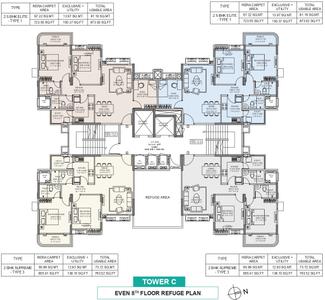 Project Image of 586.74 - 794.16 Sq.ft 2 BHK Apartment for buy in Peninsula Serenity At Ashok Astoria