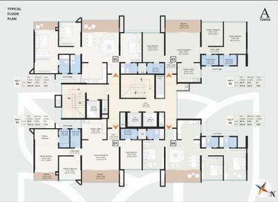 Project Image of 1042.0 - 1190.0 Sq.ft 3 BHK Apartment for buy in Swaraj 54 Flores Drive Phase 1