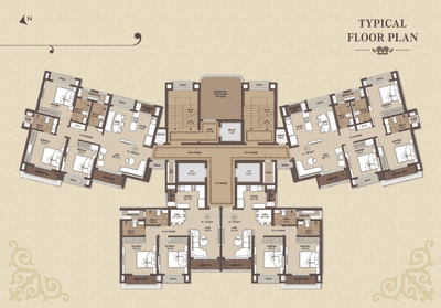 Project Image of 696.0 - 1064.0 Sq.ft 2 BHK Apartment for buy in Midtown W90